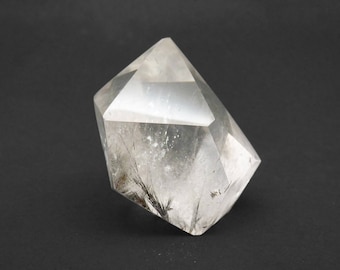 Natural Six-Point Rock Quartz ,crystal with inclusions,  holistic crystal, crystal specimen,  unusual crystal unique from Brazil