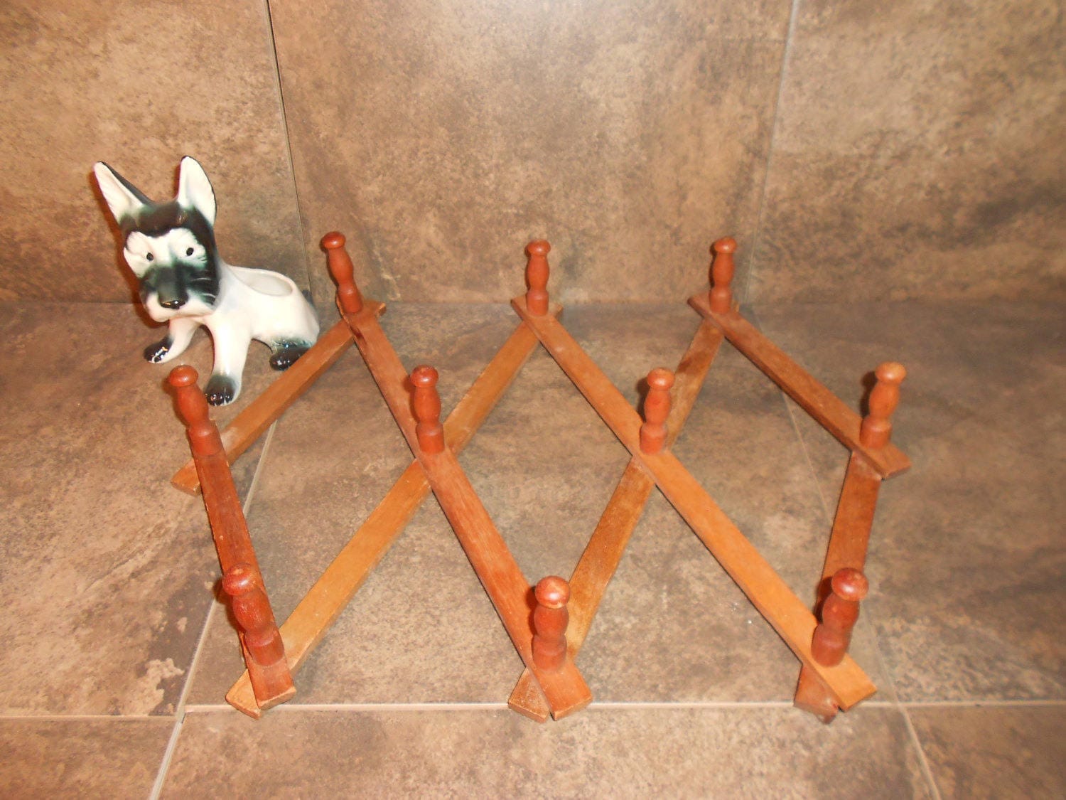 Wood Expandable Coffee Mug Rack Etsy