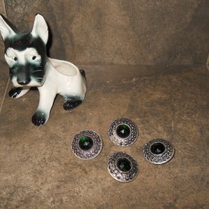 Vintage Overcoat Faux Gem Buttons