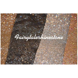 Rhinestone sheets / rhinestone fabric , perfect for dress making