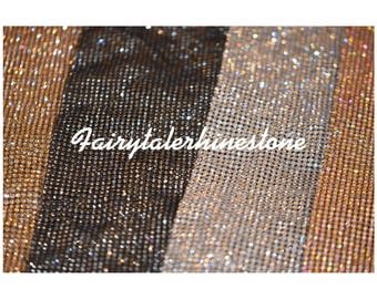 Rhinestone sheets / rhinestone fabric , perfect for dress making