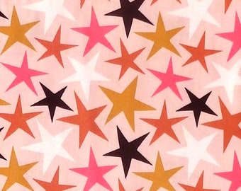 Dashwood Studio Under The Stars Fabric - Pink - Per 1/2 metre - 100% Cotton