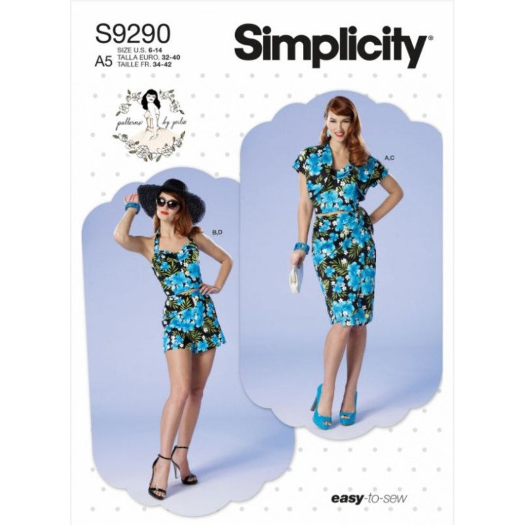 Simplicity S9290 Sewing Pattern by Gertie - Vintage Style Bolero ...