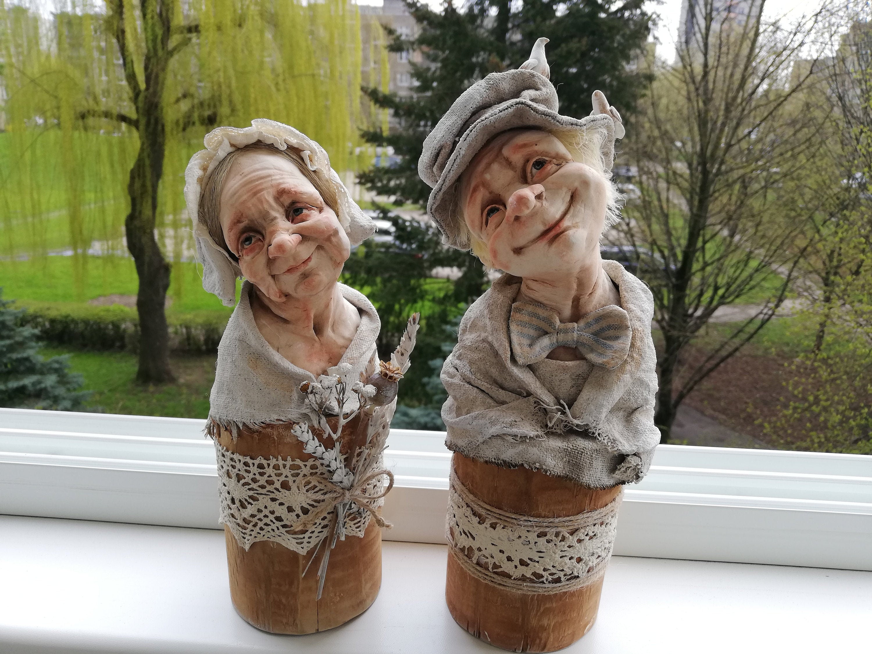 Grandparents,  Country style, Real smiling faces, Happy couple, Original&Exclusive gift, The best Anniversary present - real masterpiece