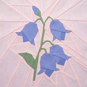 Bluebell Quilt Block Pattern – Foundation Paper Piecing PDF