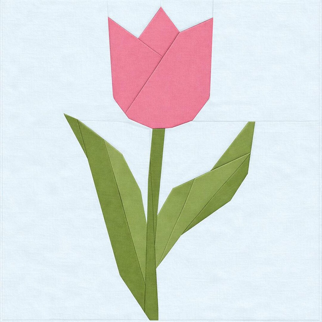 April Patterns Tulip Quilt Block Pattern – Foundation Paper Piecing PDF - Etsy