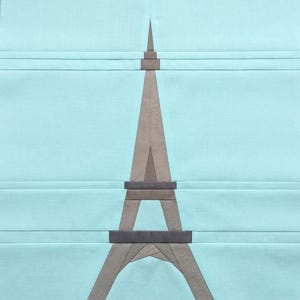 Paris - Eiffel Tower Quilt Block Pattern – Foundation Paper Piecing PDF