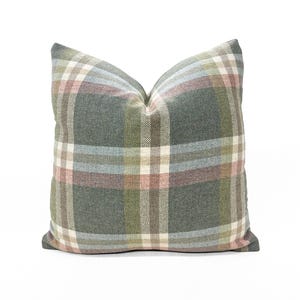 IAN SANDERSON "Wigeon Plaid" Moorland Wool Pillow Cover - Different Sizes Available