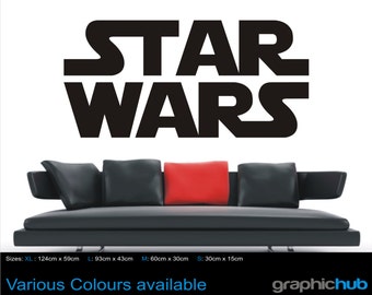 Star Wars Logo wall art sticker decal