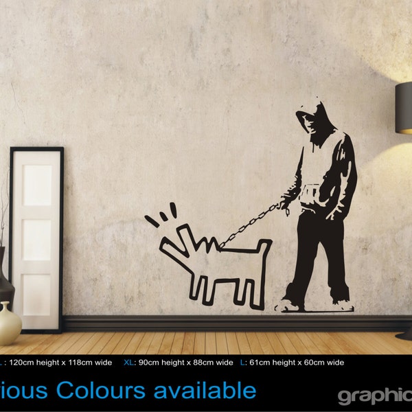 Banksy Wall Decal Etsy