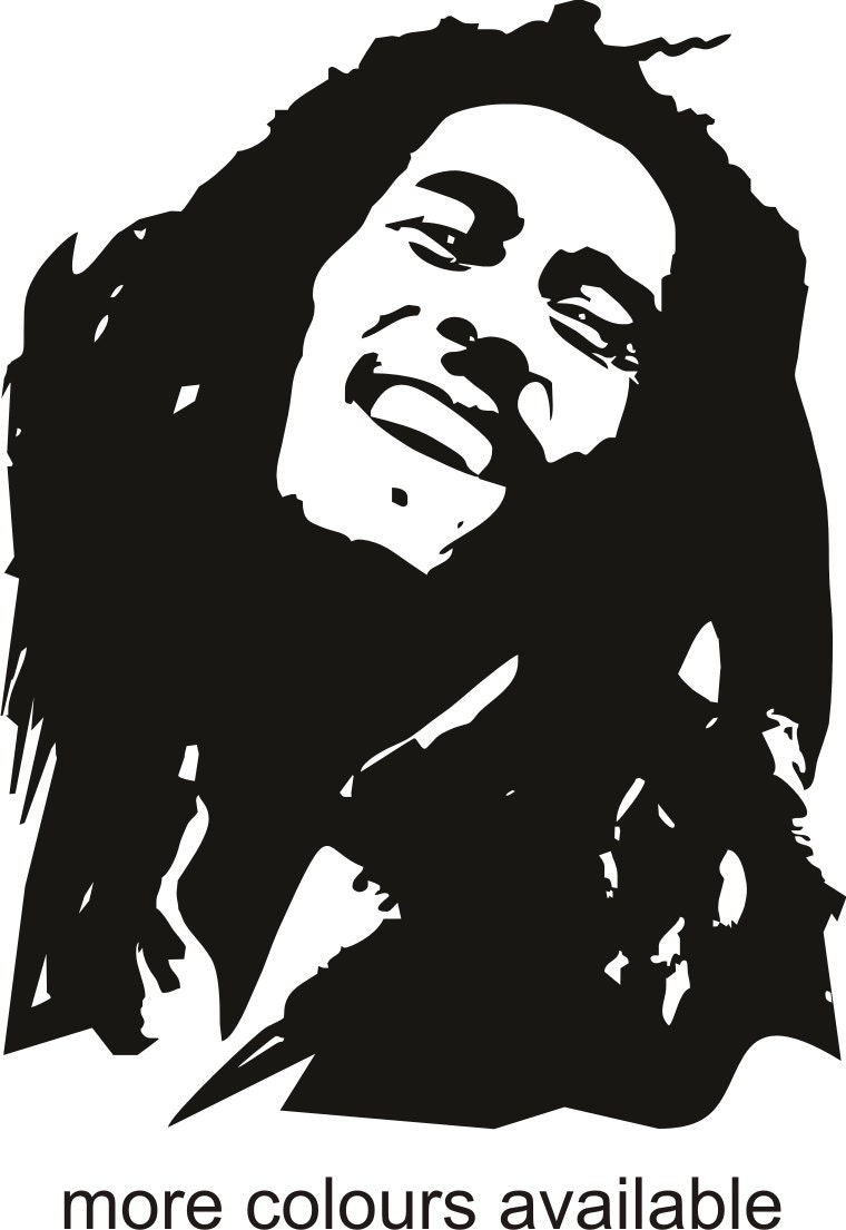 Bob Marley Wall Art Sticker Vinyl Decal - Etsy Singapore