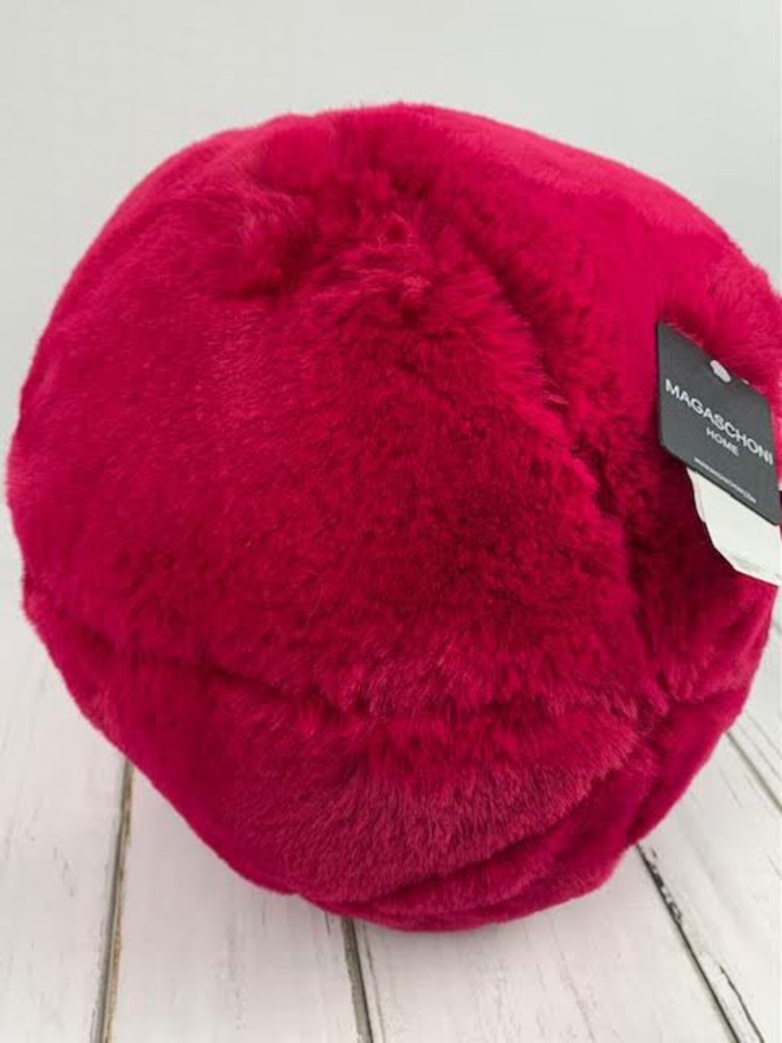 Magaschoni Home Faux Fur Pillow Ball Pillows Sphere Pillow Etsy