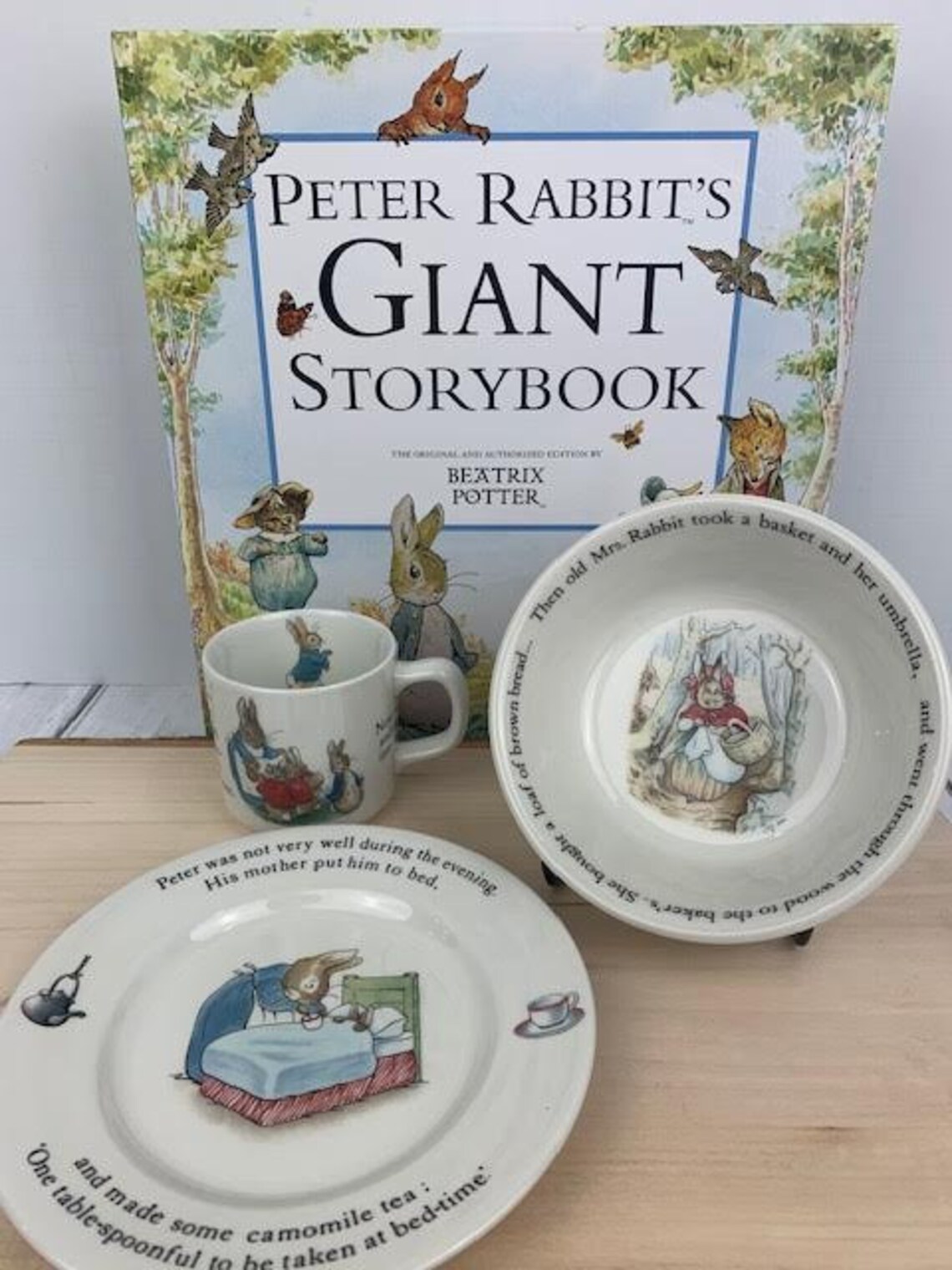 Peter Rabbit 3 Piece Dish Set Wedgewood Peter Rabbit's | Etsy