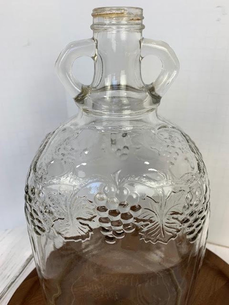 Vintage Ball One Gallon Wine Bottle Novelty Grape Cluster String Lights Wine decor Winery decor Double loop Ball Wine Bottle Grapes