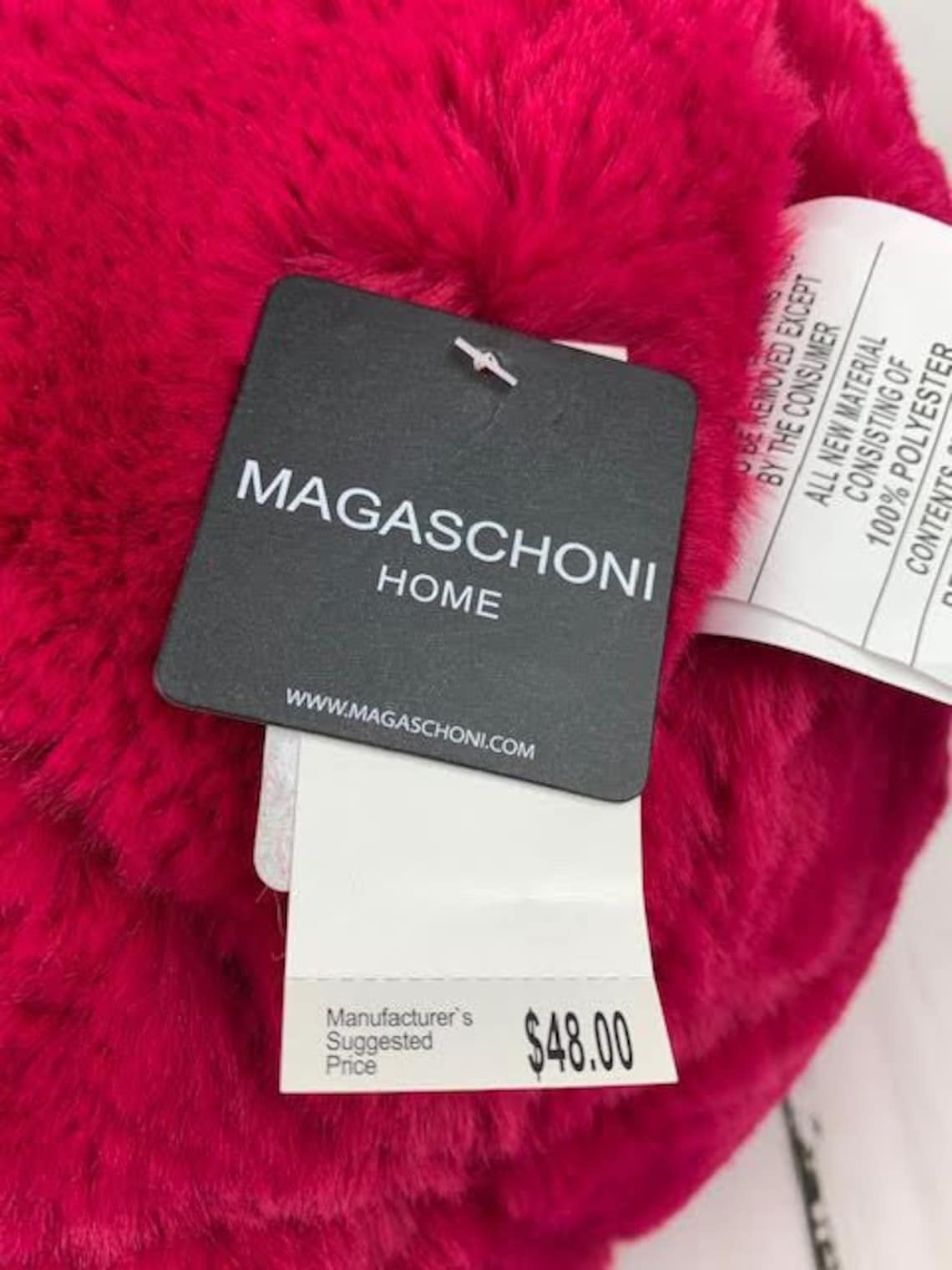 Magaschoni Home Faux Fur Pillow Ball Pillows Sphere Pillow Etsy