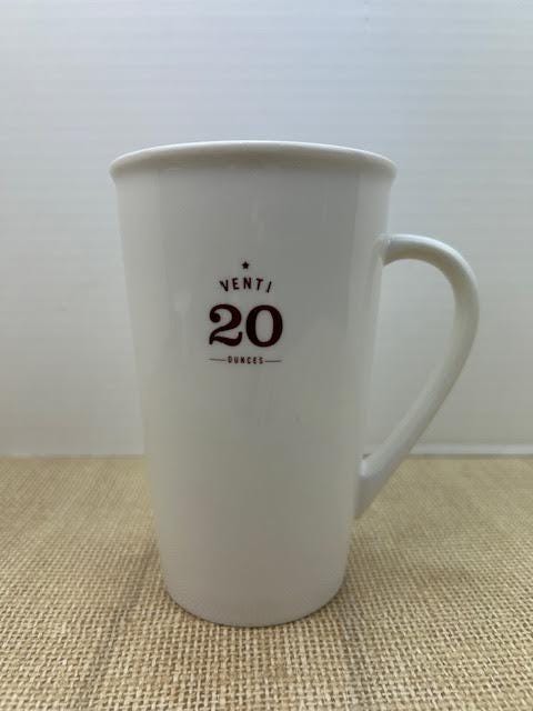 Starbucks Venti 20 Ounce Cream Colored Mug, Starbucks 20 Ounce Coffee Mug,  Starbucks Venti Mug, Starbucks Mug Collector, Starbucks Gift - Etsy