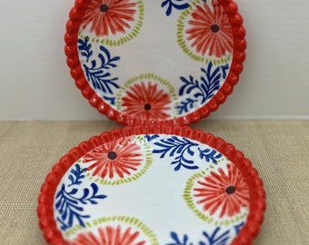Baila Sun Stone Set of Lunch/Salad Plates from Anthropologie, OOS Baila Sun Stone Plate Set, Anthrohome, OOS Anthropologie, Baila Plates