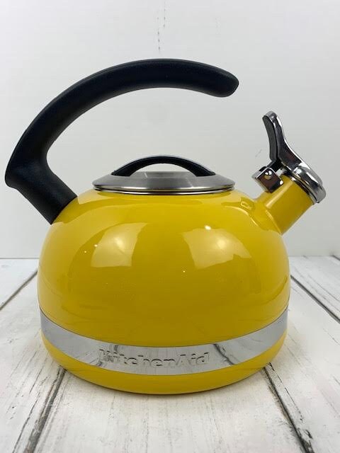 RARE Kitchen Aid Citrus Sunrise 2.0 Quart Kettle With C Handle 