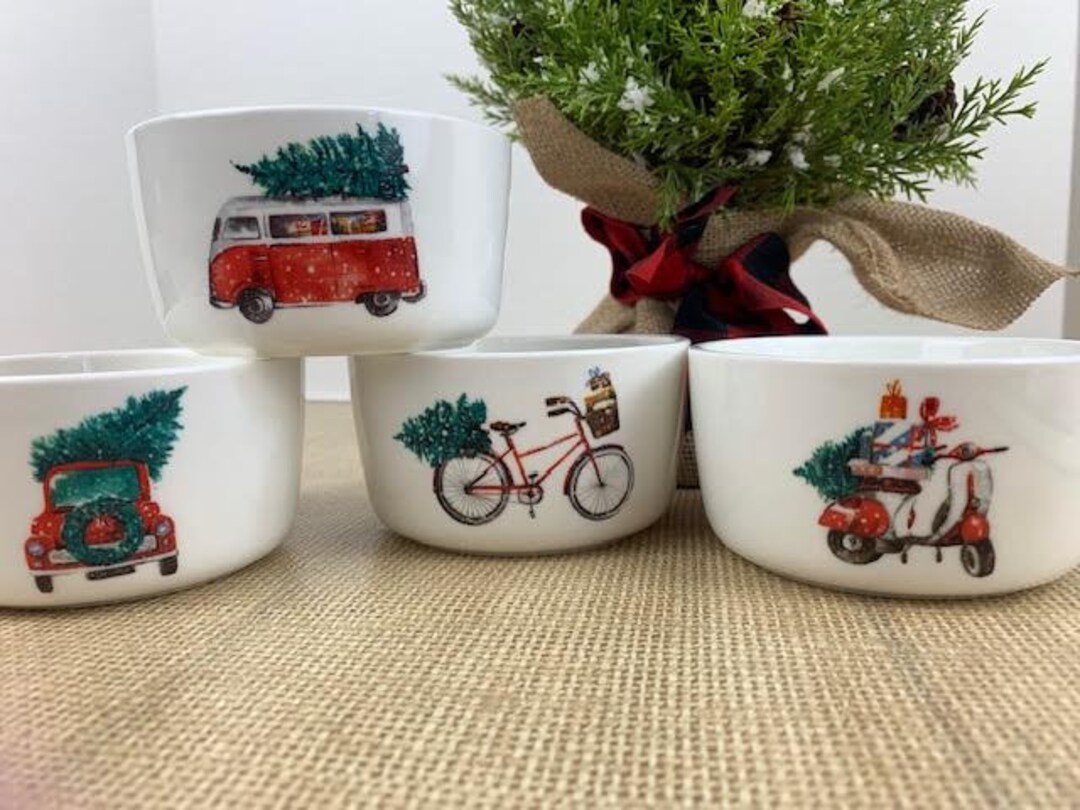 Set of 4 Christmas Themed Ramekins, Set of 4 Ramekins by Holidays by ...