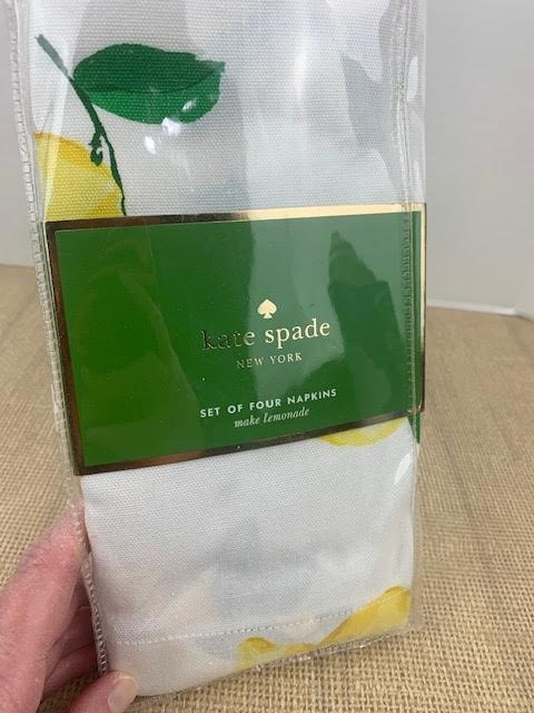 Monogrammed Kate Spade Hartman Lane Plaid Napkin Set 