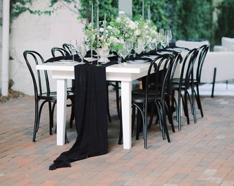 Table Runner Black - Etsy