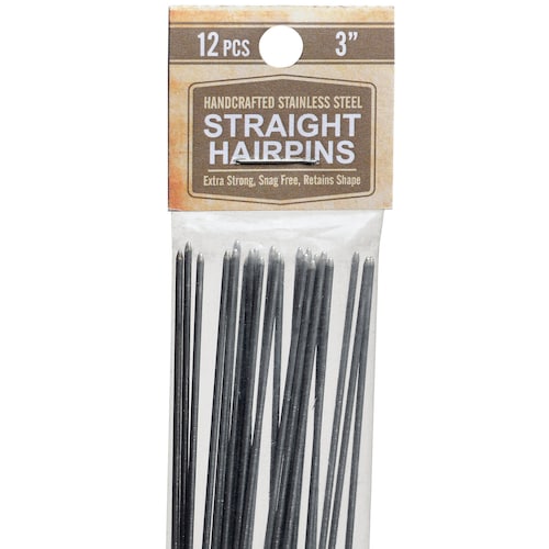 Amish Made Heavy Duty 3 Stainless Steel Hairpins Hair Etsy