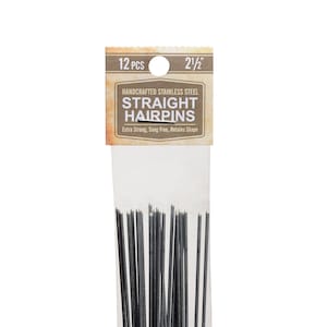 Amish Made Hochleistungs-2 1/2 &quot;Silber Edelstahl Haarnadeln Haarnadel Pack