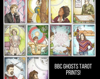 BBC Ghosts Tarot Prints-BEPERKTE VOORRAAD!