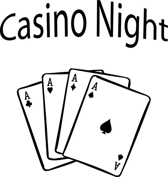 Casino Night Digital Clip art - Vegas Clipart