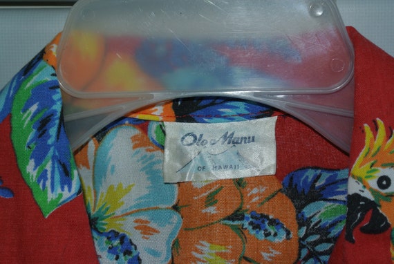 Olo Manu of Hawaii Mens Medium  Hibiscus Bouquets… - image 4