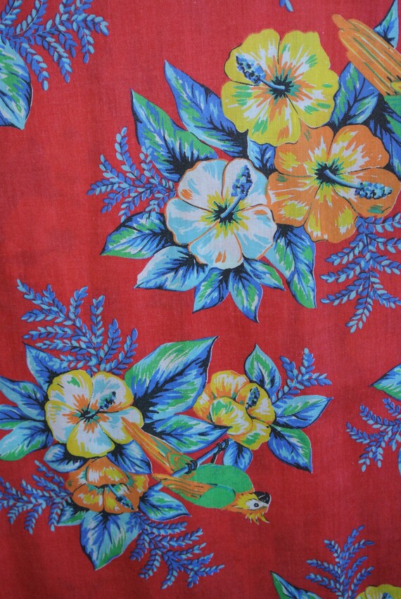 Olo Manu of Hawaii Mens Medium  Hibiscus Bouquets… - image 7