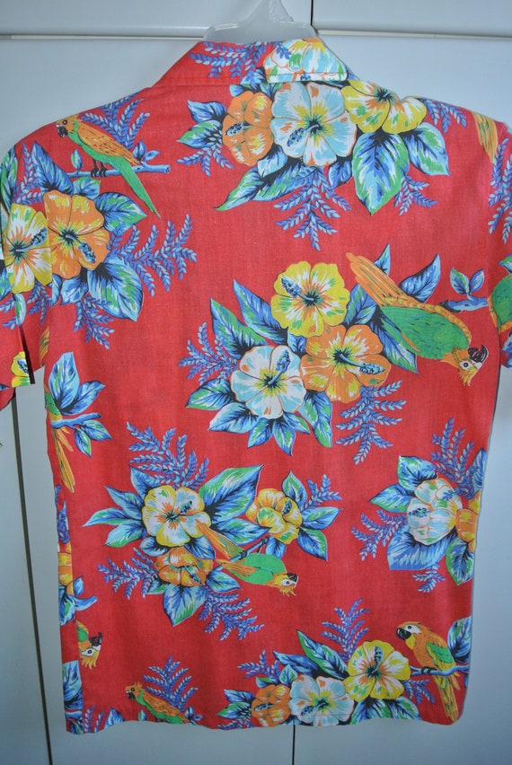 Olo Manu of Hawaii Mens Medium  Hibiscus Bouquets… - image 6