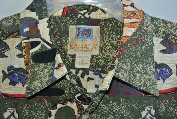 Kahala-Avi  Mens Large  Fabulous Bermuda Print on… - image 4