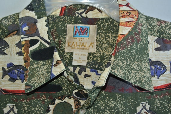 Kahala-Avi  Mens Large  Fabulous Bermuda Print on… - image 3