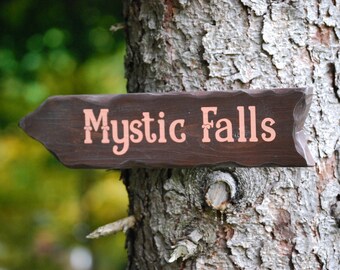Mystic Falls Sign - Etsy