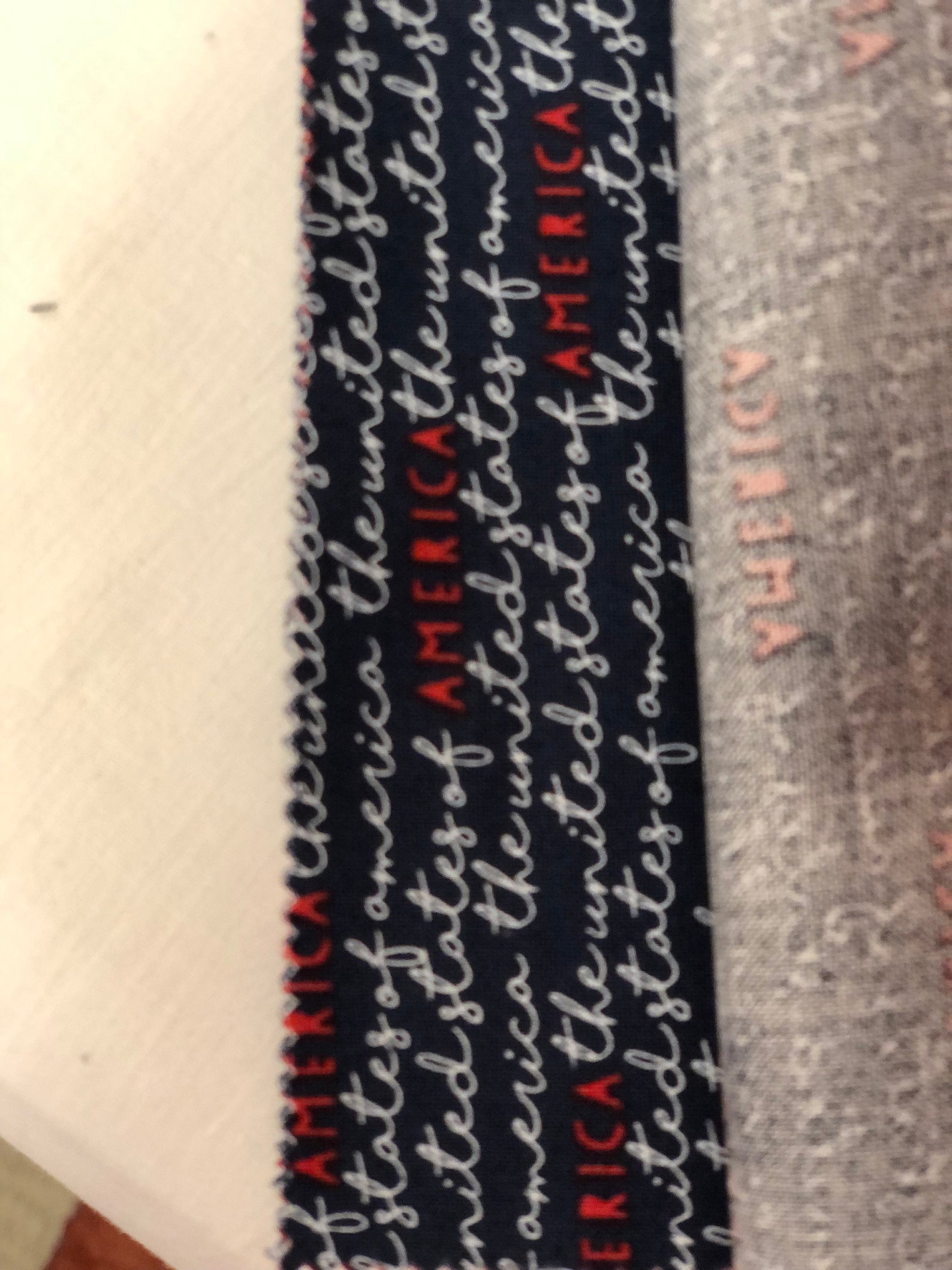 Patriotic Fabric Quilt Kit Stateside Charm Packs & Plaid Navy - Moda ...