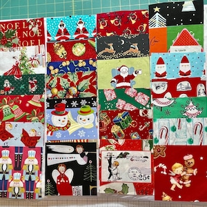 Christmas Novelty Print Fabric Squares: I Spy 5&quot; Charm Pack