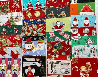 Christmas Novelty Print Fabric Squares: I Spy 5&quot; Charm Pack