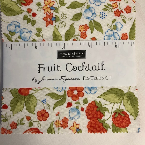 Fruit Cocktail Charm Pack 42 pc. 5" Squares by Joanna Figueroa Fig Tree & Co. for Moda Fabrics