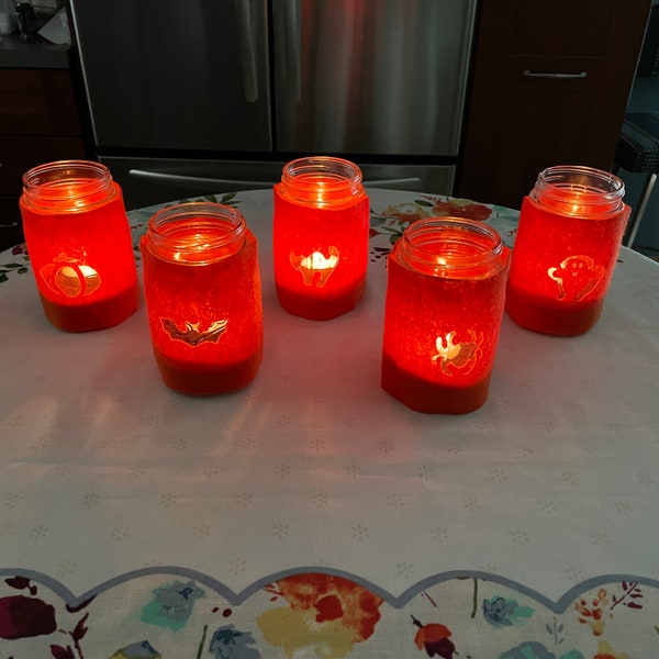 Halloween Mason Jar - Etsy