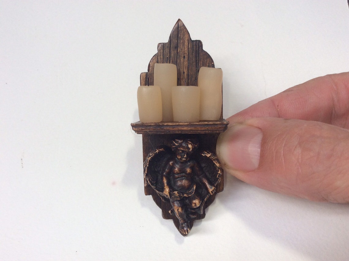 Wall bracket with candles Etsy