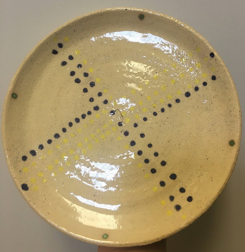Polka Dotted Plate