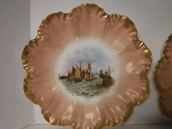 Limoges Antique Hand Painted 1900s M. Patefield #… - image 2