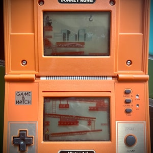 GAME&WATCH❗️ NINTENDO Game & Watch Super Mario Bros. Blue Handheld YM-105