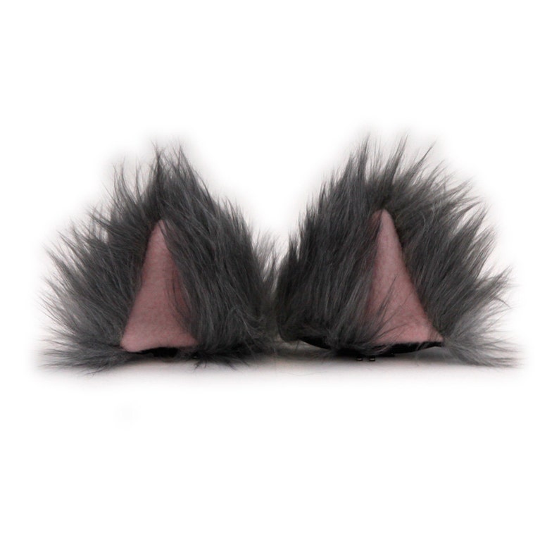 PrittenPaws Clip In Cat Ears Furry Kitty Kitten Play Hair Etsy