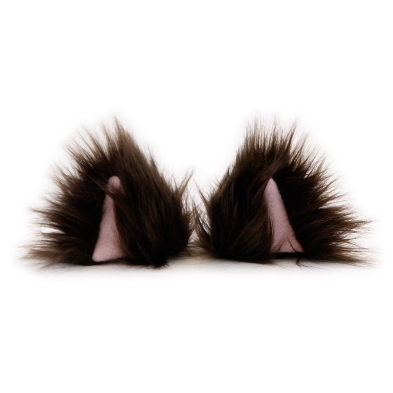 PrittenPaws Clip In Cat Ears Furry Kitty Kitten Play Hair Etsy