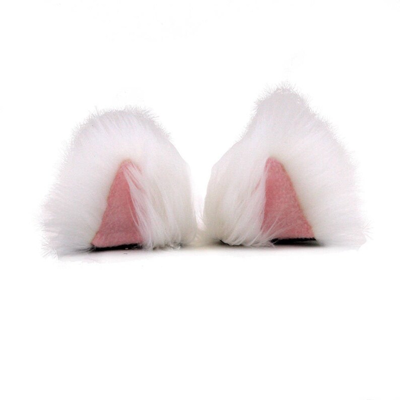 PrittenPaws Clip In Cat Ears Furry Kitty Kitten Play Hair Etsy