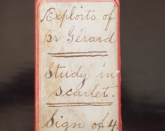 Arthur Conan Doyle Collection - Three Titles Bound Together - c1902