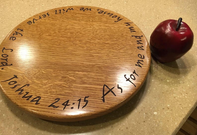 Lazy Susan Custom Wedding Cake Stand Wooden Turntable Table Etsy