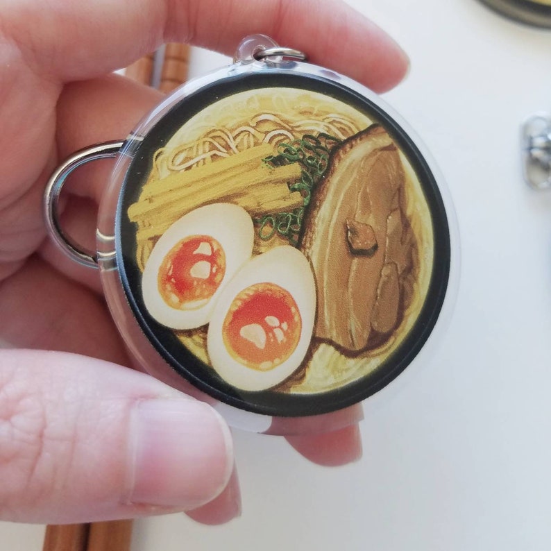 Ramen Lover Keychain Ramen Bowl Charm Chashu Ramen With Etsy